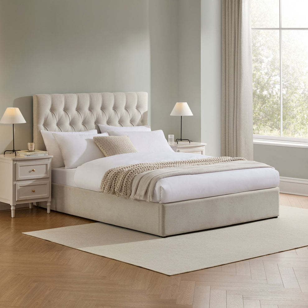 Modern Minimalist Trendy Double Bed