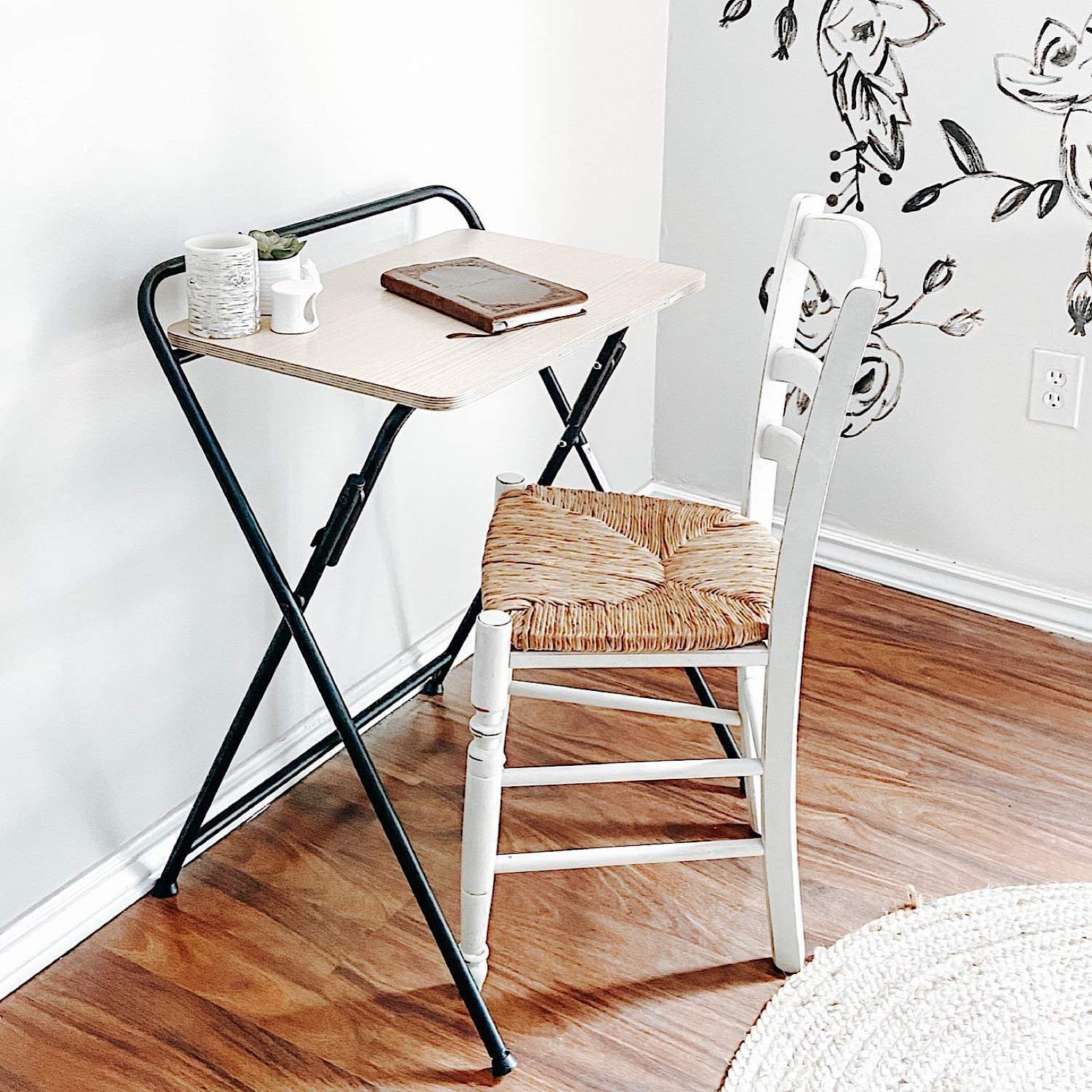 Low Price Modern Foldable Computer Table Top Desks of Metal Legs Home Office Living Room Personal 1.2m Portable Computer Desks