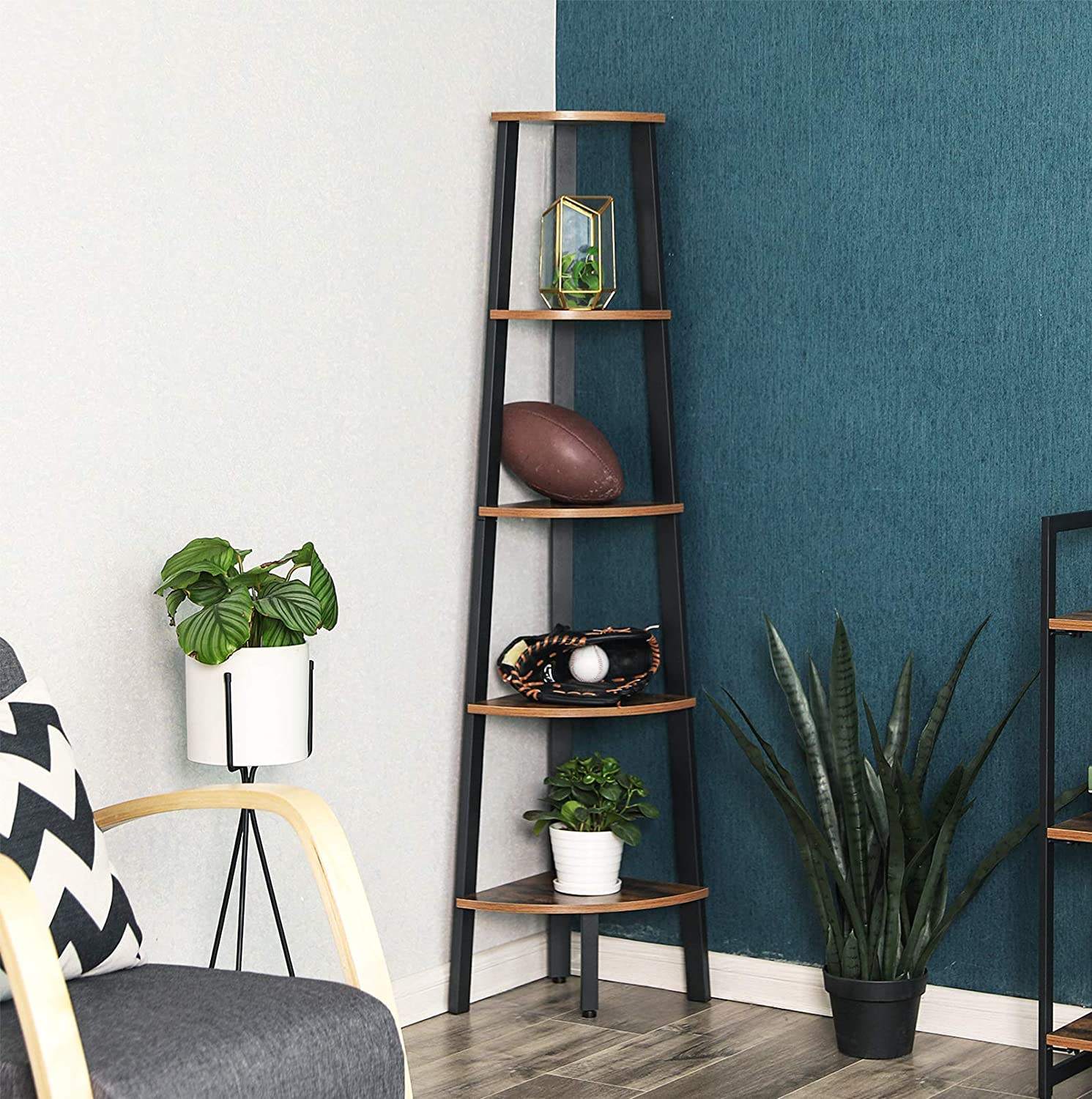 Triangle Wooden Material Modern Design Combination Bookcase Furniture for Living Room Office Bookcase Sale