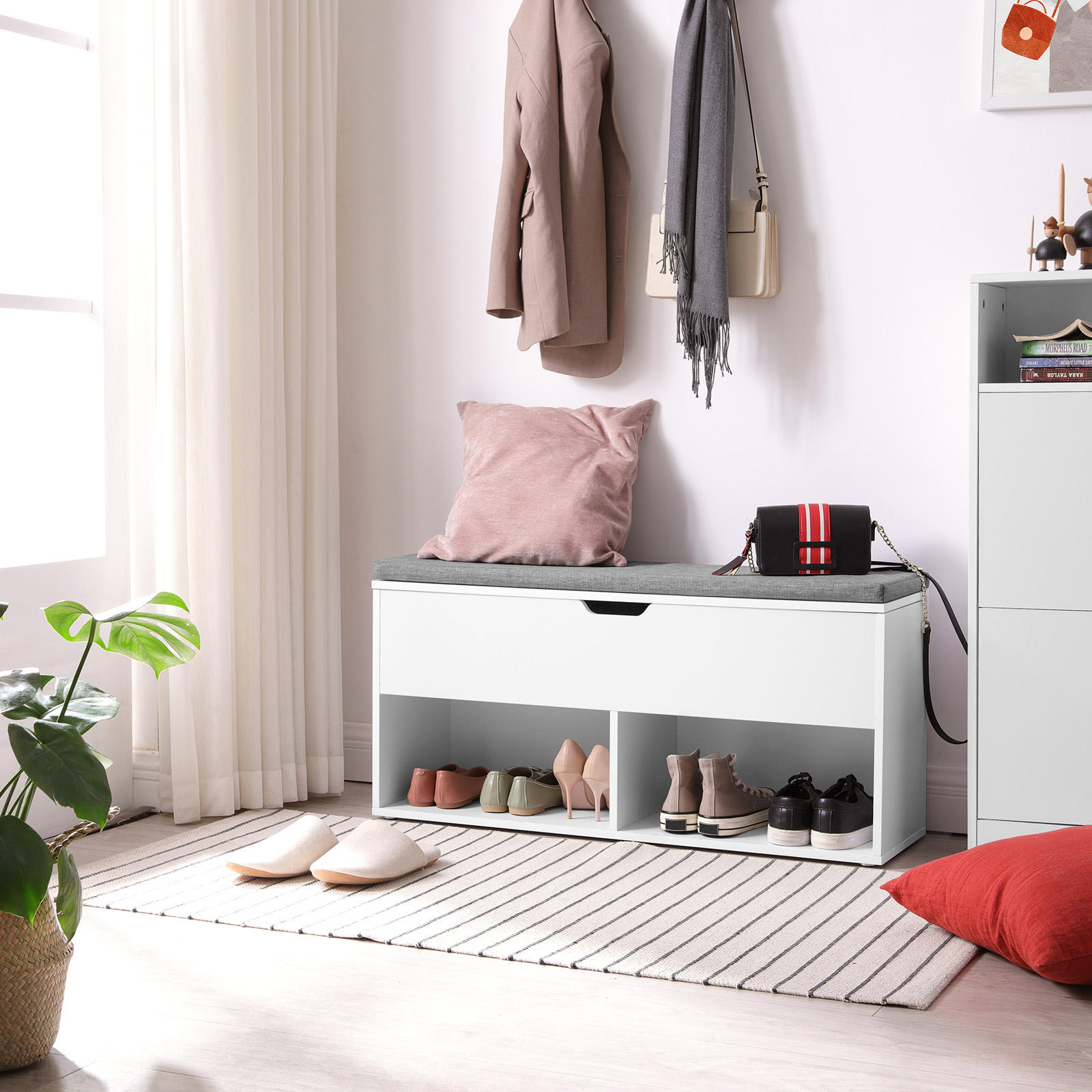 Wholesale Custom Size Shoe Rack Organizer Storage Cabinet of Home Door Entryway Shoe Racks