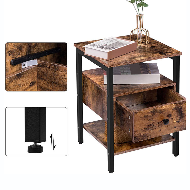 Night Stand Bedside Table Good Quality Supplier Wooden by Modern Design Home Furniture Bedroom Furniture Antique Customized MDF